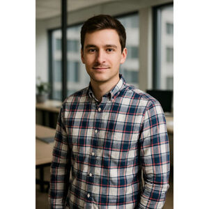 Men's J.Crew Blue Red Plaid Casual Button Down Shirt Sm Preppy Classic Clean-Cut